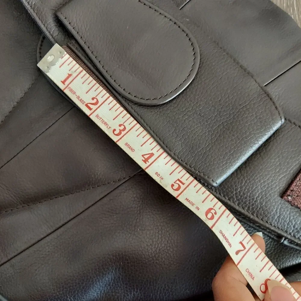 Ameri Leather Brown Crossbody Sling Bag